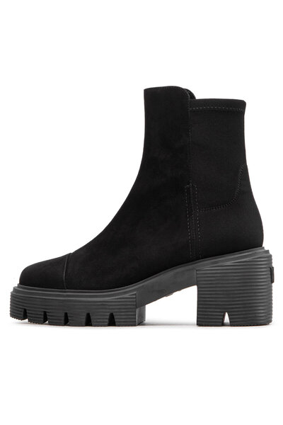 Stuart Weitzman Ghete damă negre STUART WEITZMAN-SC723 BLK 5050 SOHO BOOTIE B...