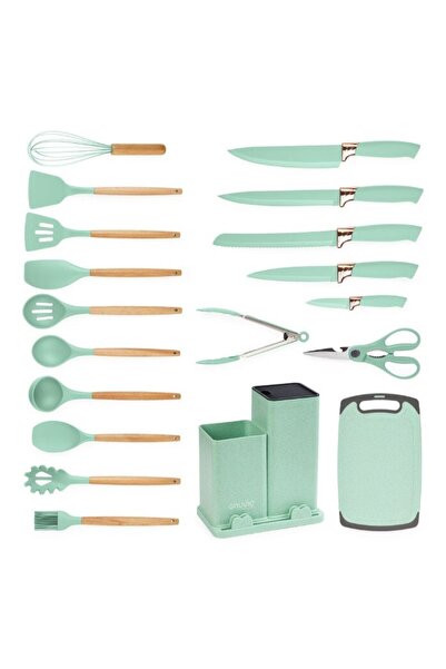 stuffix 19-Piece Kitchen Utensil Set - Stuffx - Mint Green