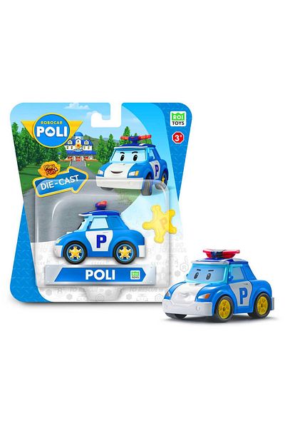 Art Tone Robocar Poly Character Figure Poly Die Cast Metal Vehicle 3+