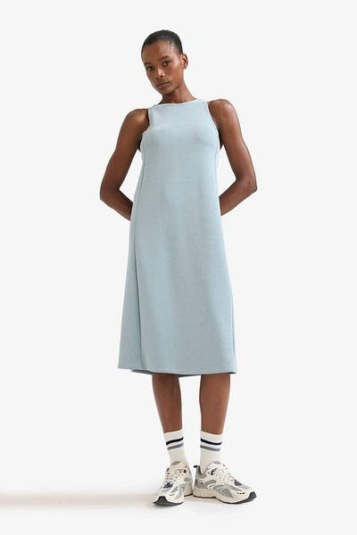 DeFacto Rochie midi modală fără mâneci DeFactoFit cu decolteu rotund F6186AX25SM
