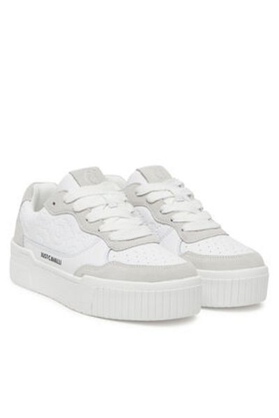 Just Cavalli Teniși de damă albi JUST CAVALLI-78RA3ST3 ZPB00 003 ALB