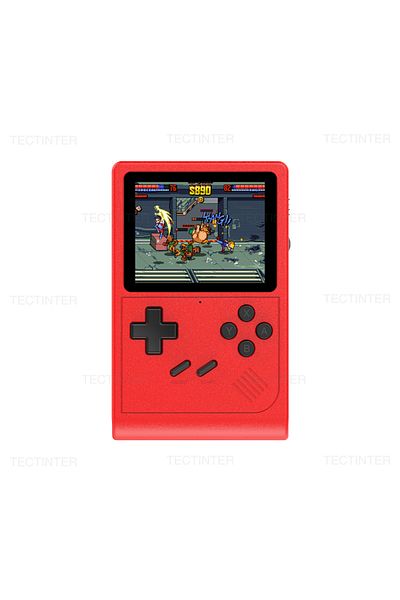 Choice Red GB300 Portable Handheld Game Player 3.0 inch Screen TV Video Game Console AV Output Retro Game C