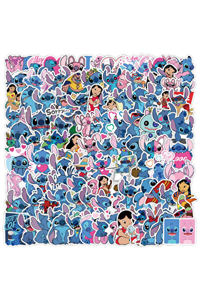 Choice ٥٠ قطعة (١٠/٣٠/٥٠/١٠٠ قطعة) ملصقات ديزني الكرتونية اللطيفة ليلو وستيتش...