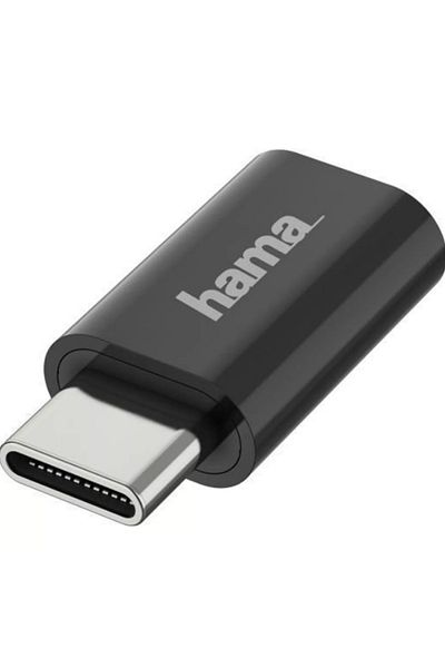 Hama Adaptor Hama 200310, USB-C - MicroUSB