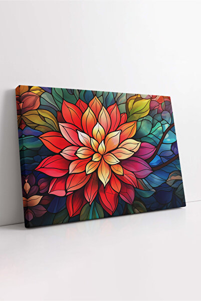 KOSS Dijital Tablou de pânză cu flori colorate, pictură decorativă potrivită ...