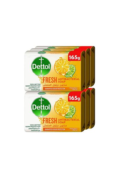 Dettol Dettol Fresh Soap Pack of 6 Pcs 165gm (050712)