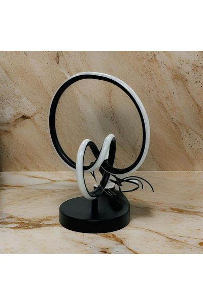 DEC10 Black LED lamp in various shapes