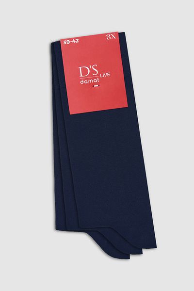D'S Damat Комплект от 3 чорапи Ds Groom в тъмносиньо