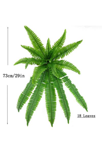 Choice S 73-115cm Wall Hanging Plants Artificial Persian Leaf Vine Fake Fern Leaves Silk Plant Green Wall .