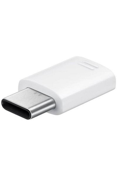 Samsung Adaptor Samsung EE-GN930BWEGWW, MicroUSB - USB Tip-C (Alb)