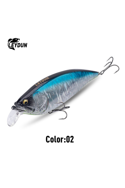 Choice طُعم صيد أسماك صغيرة عائمة من LEYDUN مقاس 126 مم ووزن 51 جرامًا، مقاس ...