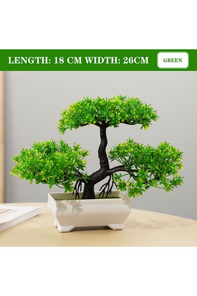Choice 1pcs 28-1 Artificial Plastic Plants Bonsai Small Tree Pot Potted Flower Garden Fake Plant Arrangemen