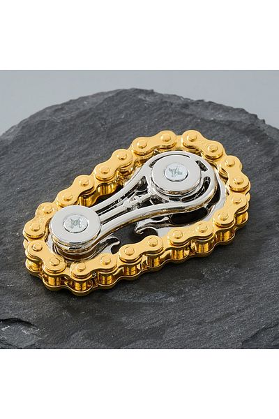Choice Gold New Sprockets Flywheel Fingertip Gyro Fidget Spinner Antistress Anxiety Metal Bike Chains EDC S