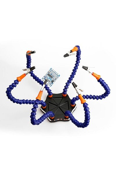 OEM Support for Electronics with 6 Flexible Arms for Soldering Iron Station