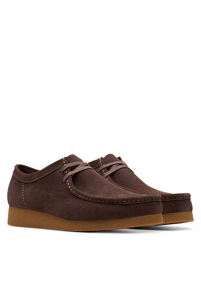 CLARKS Men's shoes brown CLARKS-26178279 439 DARK BROWN SUEDE