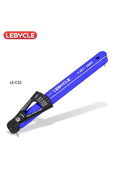 Choice8 LE-CS2-Blue LEBYCLE أداة مؤشر تآكل سلسلة الدراجة 6 ألوان لفحص روابط ا...