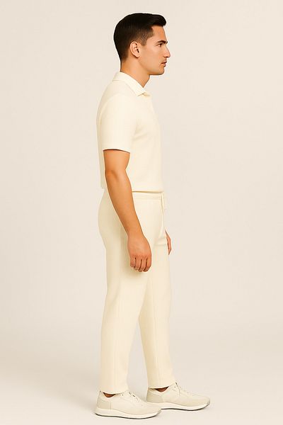 armicem Men's Combination Set – Modern Pipe Leg Bottom and Comfortable Top