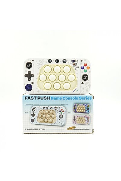 dalip interactive console toy for kids — Speed Push Whack-a-Mole pop-it, astronaut, white