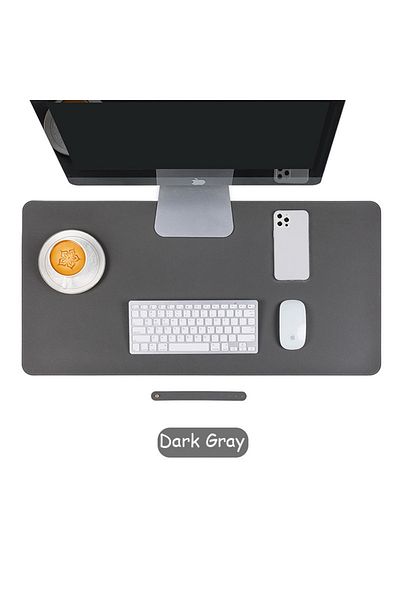 Choice 80x40 cm Dark Gray car line Large Size Office Desk Mat PU Waterproof Mouse Pad Desktop Keyboard Desk