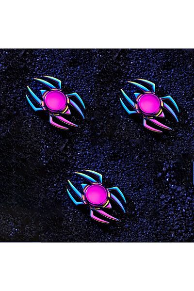 Choice 3pcs Fidget Spinner is an alloy made in the shape of a spider, perfect for relaxing and entertaining