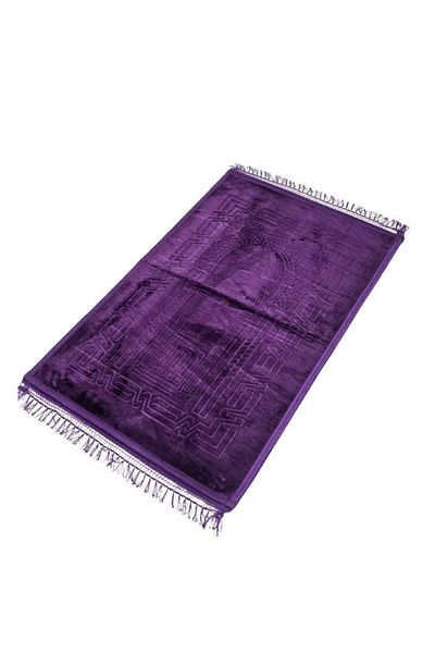 smart home Luxury prayer rug lined with soft microfiber fabric with a silky feel, 120 x 70 cm