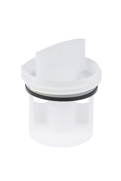 Choice White 1Pc Drainage Pump Drain Outlet Seal Plug Filter Drain Pump Filter for Drum Washing Machine Acc