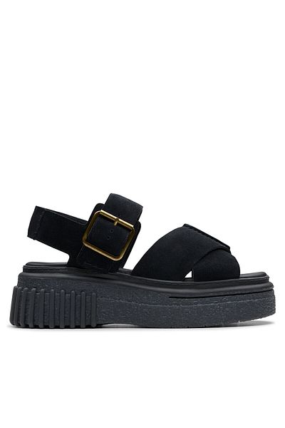 CLARKS Sandale damă negre CLARKS-26181199 BLACK SDE