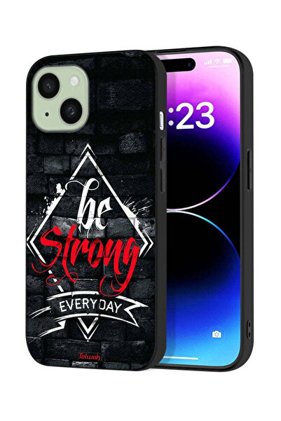 Tolwak غطاء حماية لجهاز Apple iPhone 15 كن قويًا كل يوم