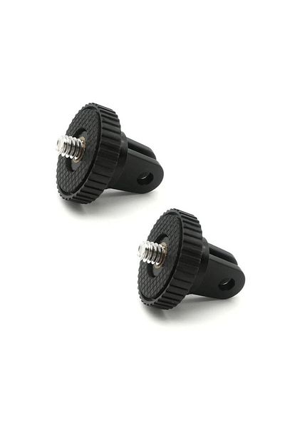 Choice 2pcs Tripod Adapter Mounts for Gopro 13 12 11 10 9 8 7 6 5 4 3 2 1/4-20 Screw Adapter for Go Pro Her