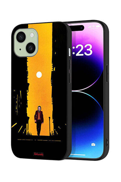 Tolwak غطاء حماية لجهاز آيفون 15 من آبل، رسم تجريدي رقمي للجوكر