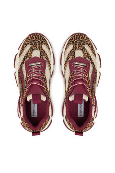 Steve Madden Women's Sneakers red STEVE MADDEN-SM19000123 PLL PLUM / LEOPARD