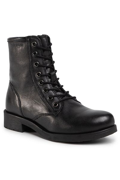 Geox Ghete damă negre GEOX-D RAWELLE D046RA 000TU C9999