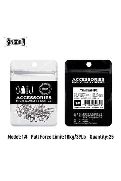 Kingdom مجموعة أدوات صيد السمك عالية الجودة من D snap-1 Kingdom، 25 قطعة، مصن...