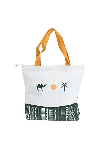 Shababuna X Hnak Camel Canvas Tote Bag TA0001