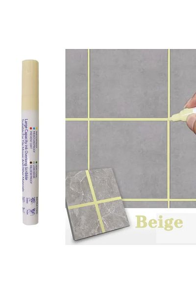 Choice Beige Waterproof Tile Marker Grout Pen Wall Seam for Floor Bathroom Kitchen Toilet Wall Seam Repair