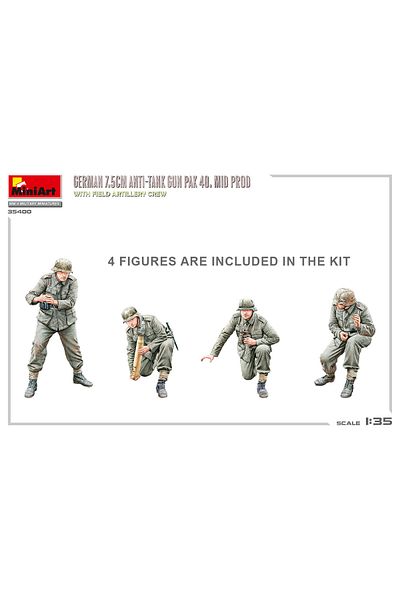 MiniArt 1:35 German 7,5cm with Artillery Crew. An