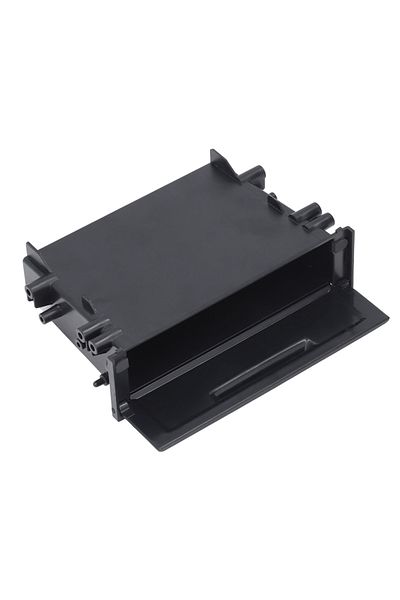 Choice black New 1Pc 1DIN Car Radio Storage Box Multi Application ABS Black Inner Organizer Replacement for