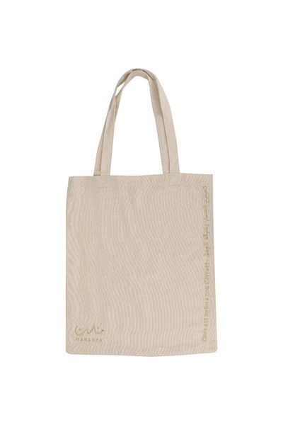 MANASEK Beige Tote Bag