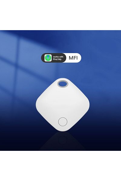 Choice WHITE Smart Bluetooth GPS Tracker Works with Find My APP Anti Lose Reminder Device for Iphone Tag Re