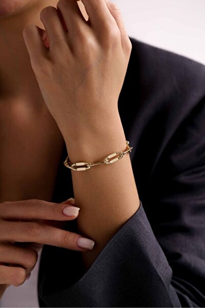 Sembol Gold Altın Lıght Bileklik İtaly 20 cm