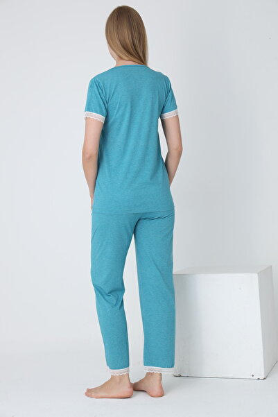 Miss Dünya Lissa Maternity and Pregnant Pajamas Set Suitable for Breastfeeding