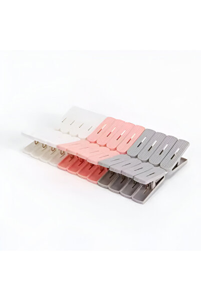 rexa مجموعة مشابك غسيل ملونة من 24 قطعة - مشابك غسيل متينة للاستخدام الداخلي ...