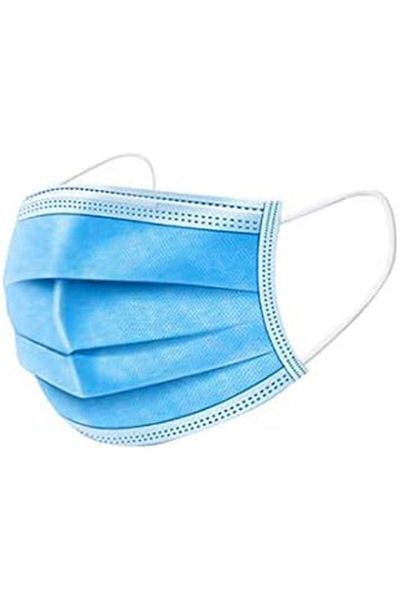 SULFAR Disposable 3 Layer Protective Face Mask, 50 Piece
