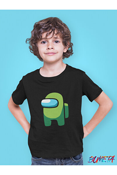Bumeta Μίνι Imposter Green Crew AMONG US Παιδικό μπλουζάκι