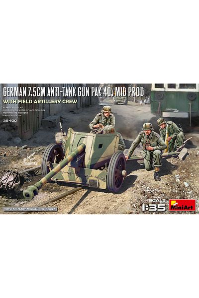 MiniArt 1:35 German 7,5cm with Artillery Crew. An