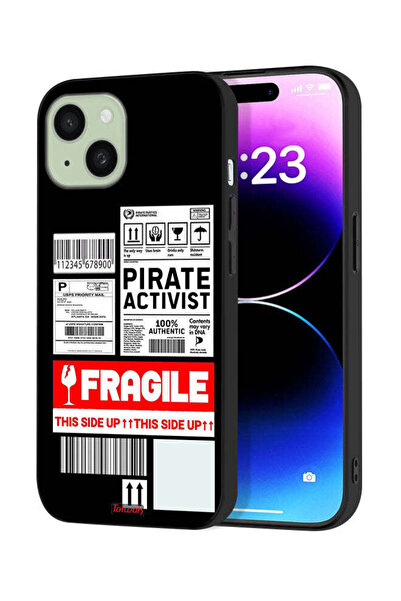 Tolwak غطاء حماية لجهاز آيفون 15 من آبل، ملصق ناشط خاص قابل للكسر