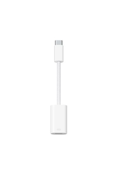 Apple Adapter Apple MUQX3ZM/A, USB-C - Lightning (White)