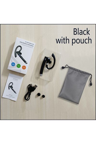 Choice Black with pouch Wireless Headphones Bluetooth Headset With Microphone Earphones Handsfree Noise Ca