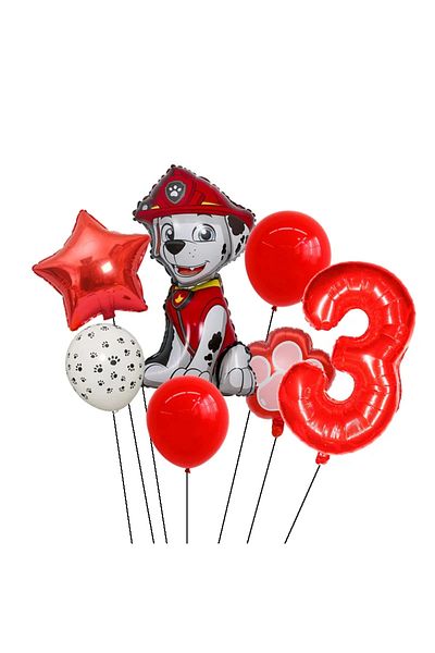 PAW PATROL Set 7pcs Party Balloon Figure Sky Chasing Dog Aluminum Film Balloon Boy Girl Birthday Par