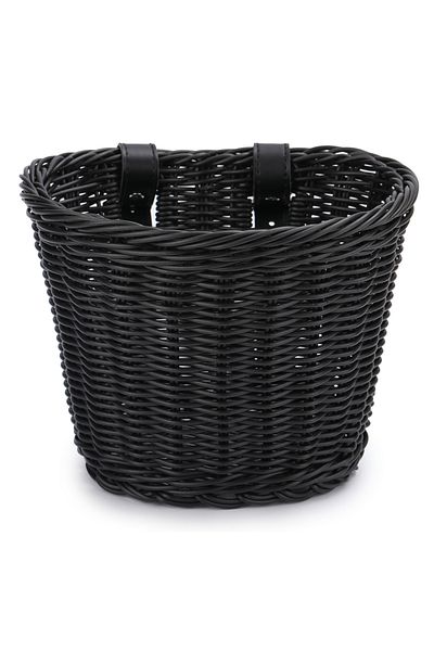 Choice Black B Childrens Bicycle Basket Plastic Wovens Bike Basket Kids Bicycles Wicker Basket Bike Front B